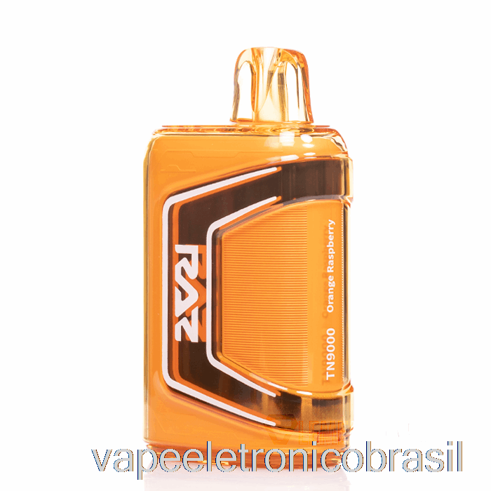 Vape Eletrônico Raz Tn9000 Descartável Laranja Framboesa